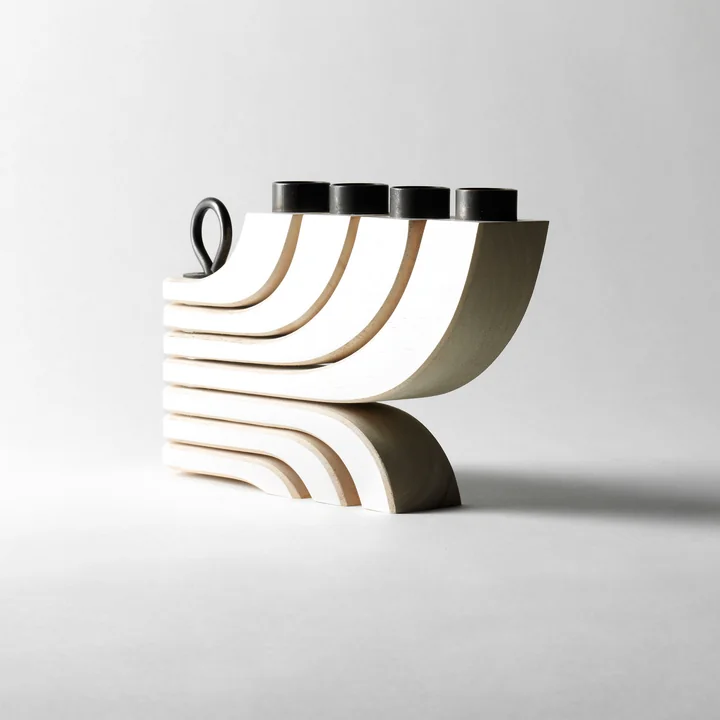 Nordic Light Candlestick 4-arm by Design House Stockholm in white