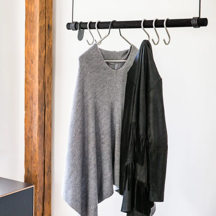 Swing Hanging wardrobe and coat hooks from Lind DNA