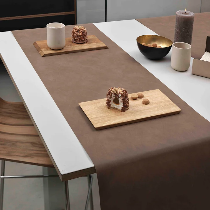 Table Runner by Lind DNA in Nupo brown