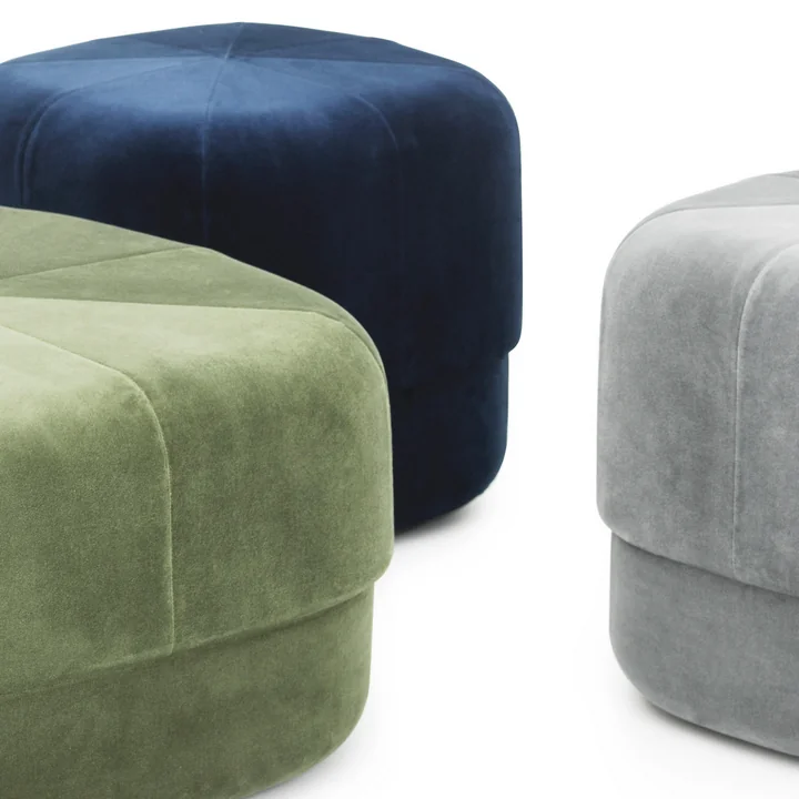 Circus Pouf from Normann Copenhagen in velour