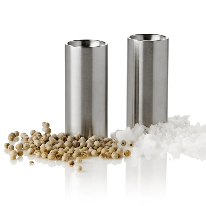 The design of the salt and pepper shakers from Stelton is world famous.