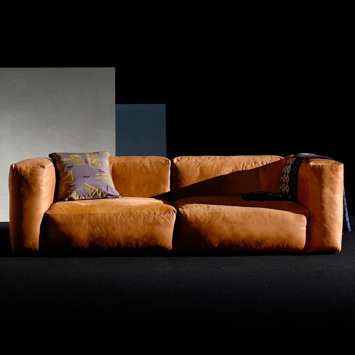 The Hey Mags Soft sofa in cognac leather