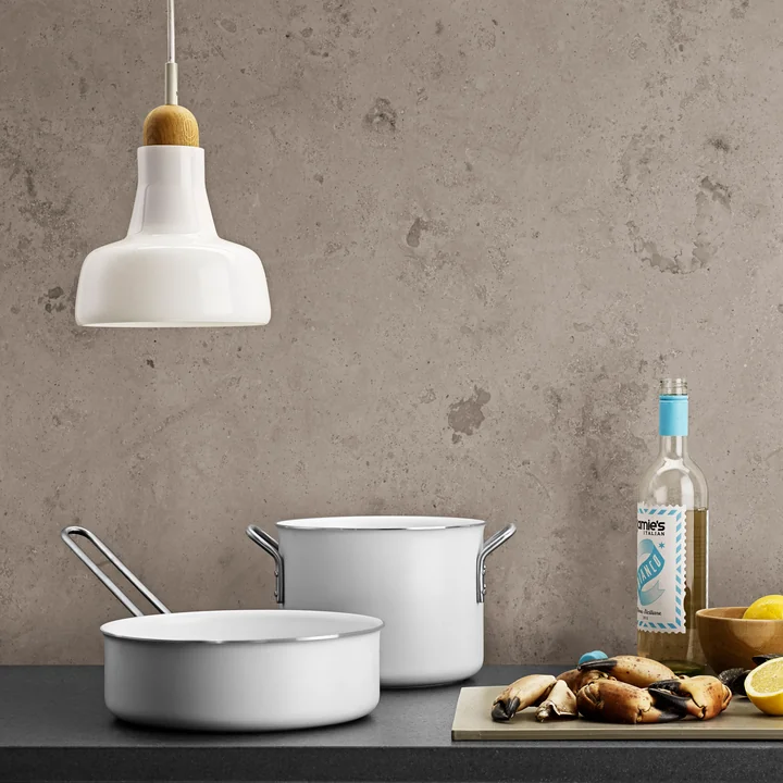 White Line pot set by Eva Trio