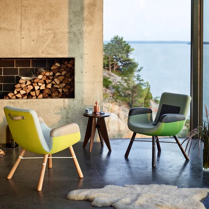 Tabouret Solvay Stool & East River Chair by Vitra