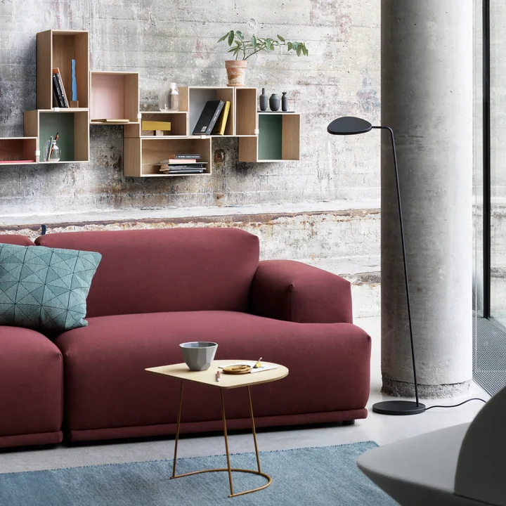 Muuto - Tile cushion, shades Bowl, leaf light, airy coffee