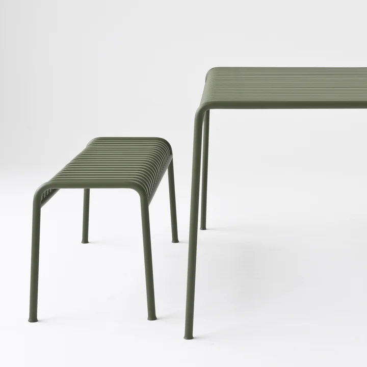 The Palissade collection - bench and table - by HAY