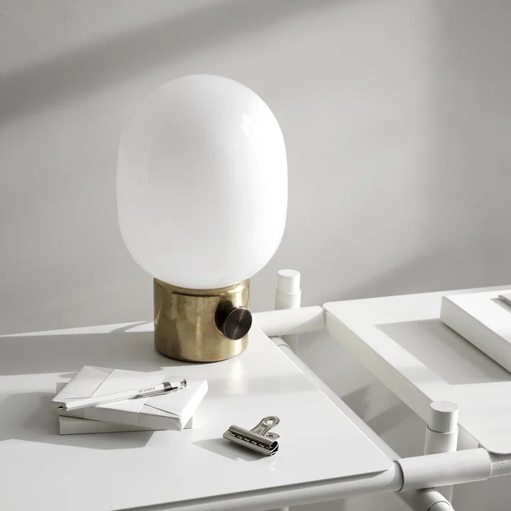JWDA Table lamp from Audo in polished brass