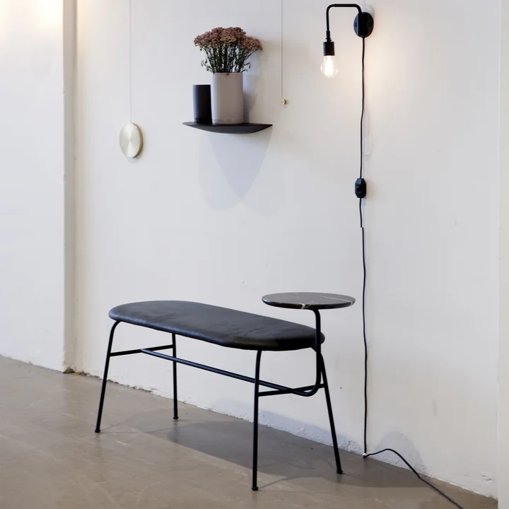 Afteroom Bench from Audo in the hallway