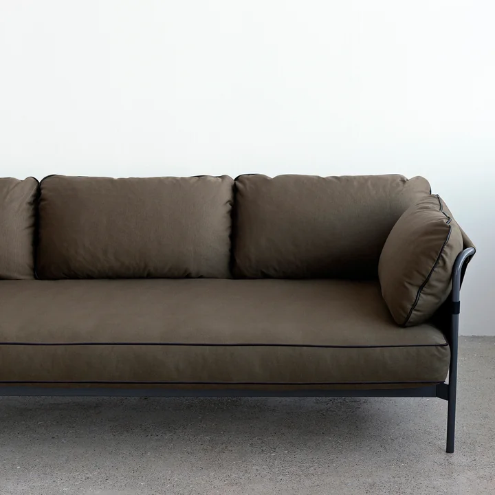 Can sofa, 3-seater, grey / Canvas army / Canvas army by HAY