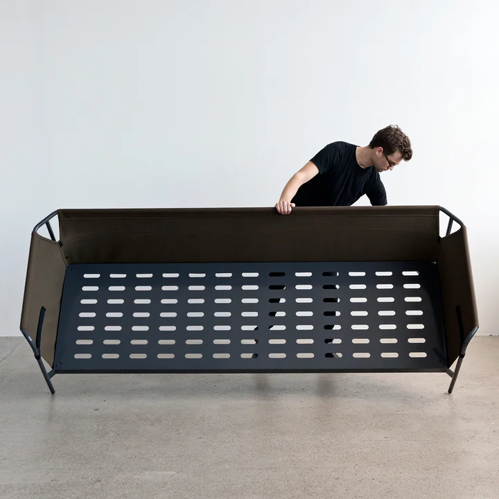 Can Sofa, 3-seater by HAY in construction