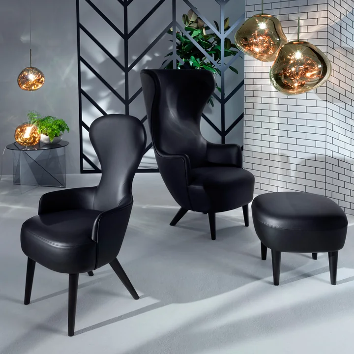 Wingback collection and Melt luminaire