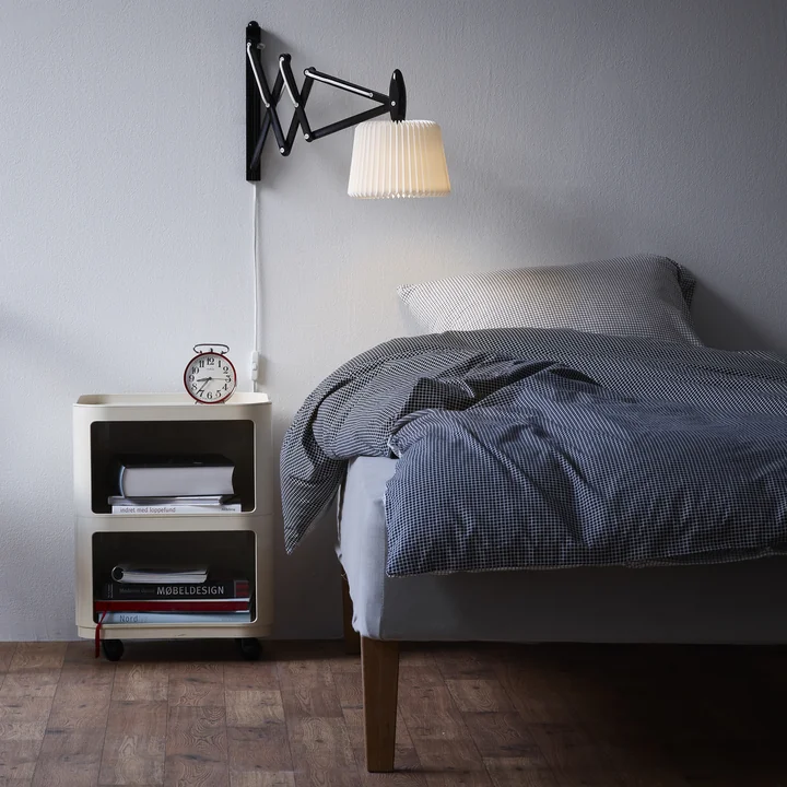 Wall Lamp with Accordion Arm