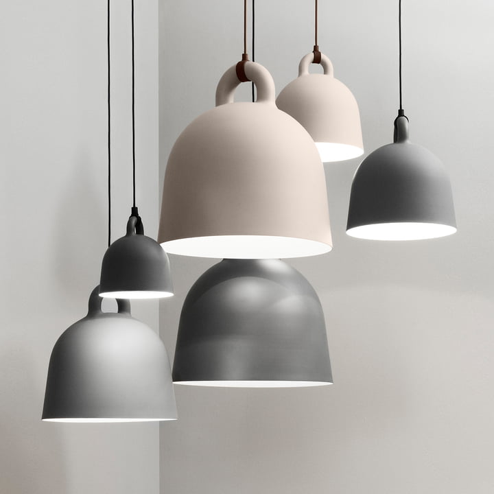 Bell pendant lamp by Normann Copenhagen in different sizes