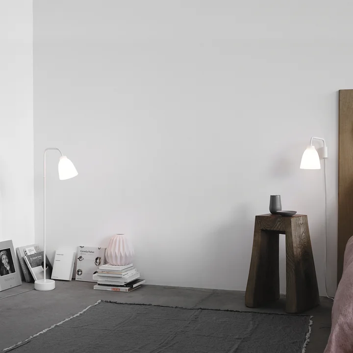 Caravaggio floor lamp and wall lamp Read