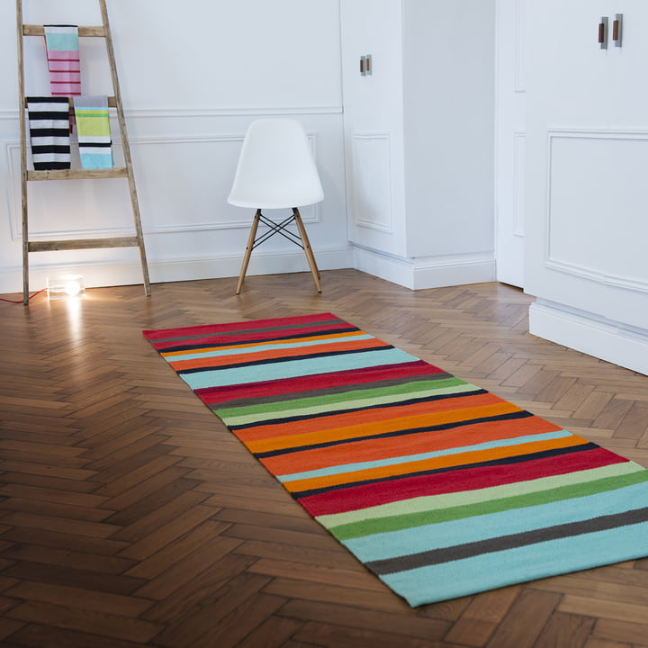 The Remember - carpet runner with DSW Vitra Eams Chair