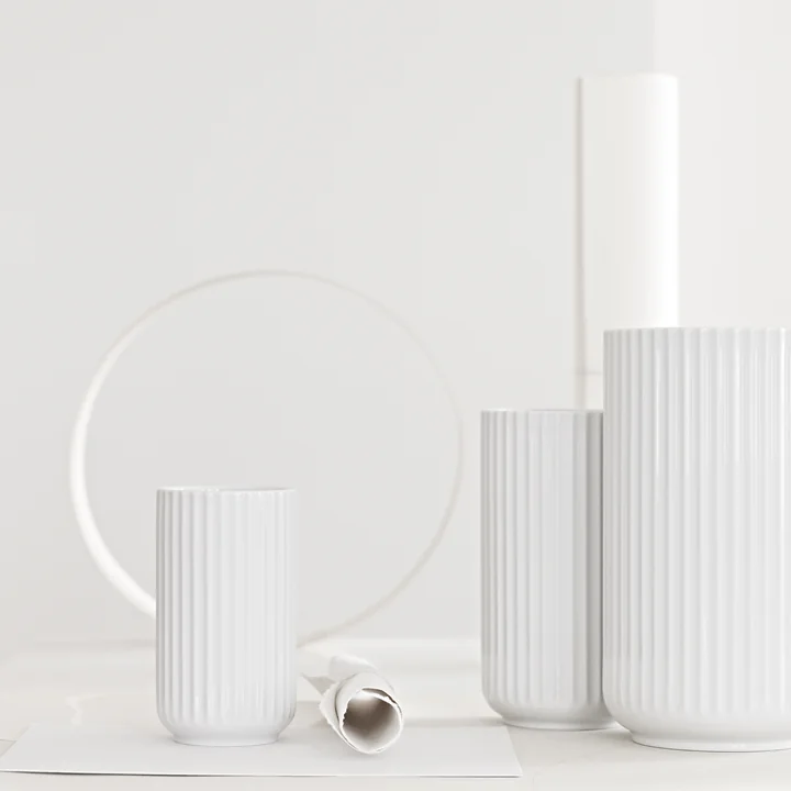 Lyngby Porcelæn - Lyngby Vase, white matt