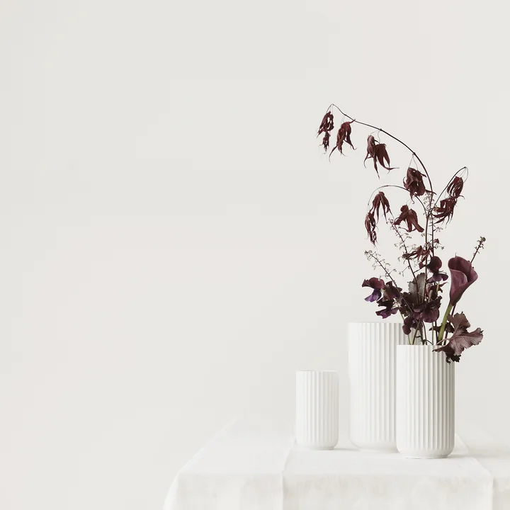 Lyngby Porcelæn - Lyngby Vase, white matt