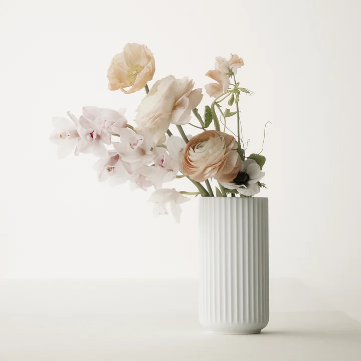 Lyngby Porcelæn - Lyngby Vase, white matt