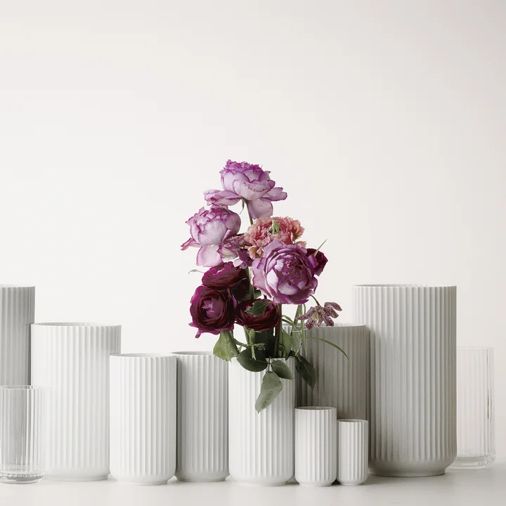 Lyngby Porcelæn - Lyngby Vase, white matt