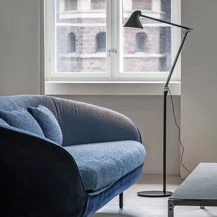 NJP LED floor lamp by Louis Poulsen in black