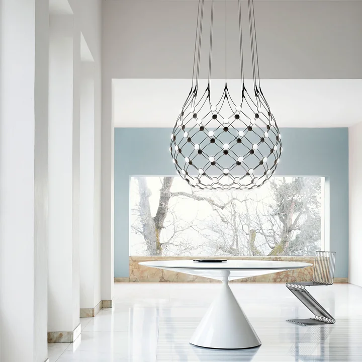 Mesh pendant lamp from Luceplan