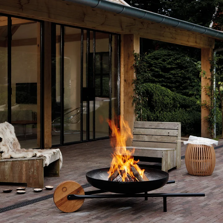 The Konstantin Slawinski - Barrow fire bowl with grill function