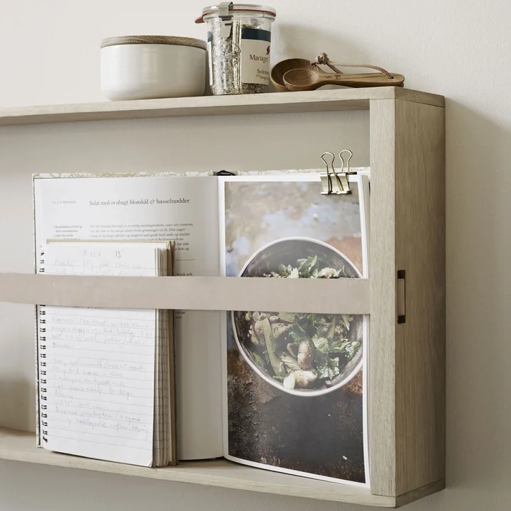 Norr Magazine Holder in the kitchen