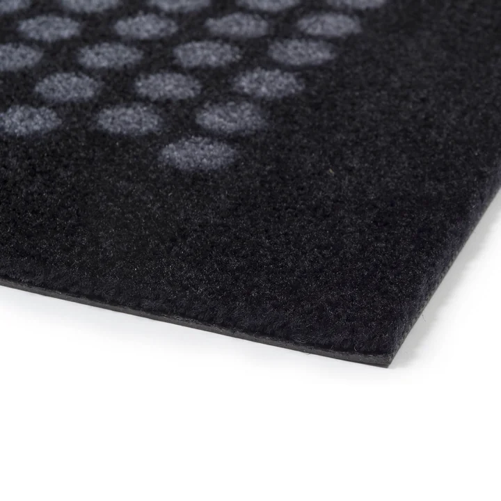 The tica copenhagen - Dot Doormat in black / gray