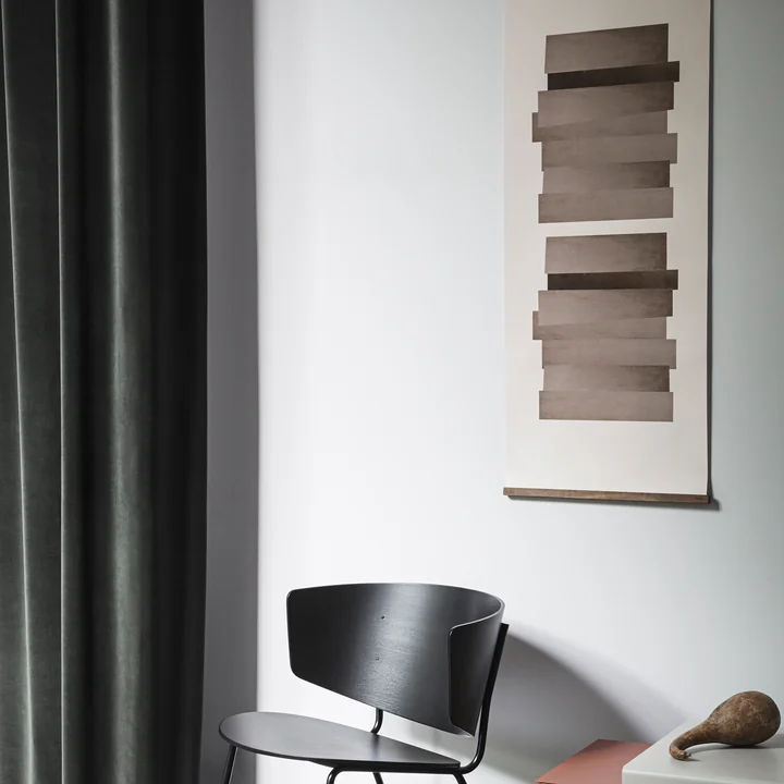 Abstraction Poster 5 with Herman Lounge Chair