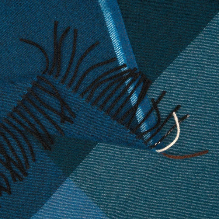 Colour Block Blanket by Vitra in Blue