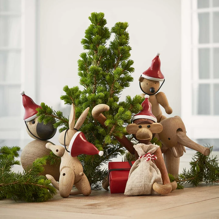 Christmas atmosphere with wooden figures from Kay Bojesen