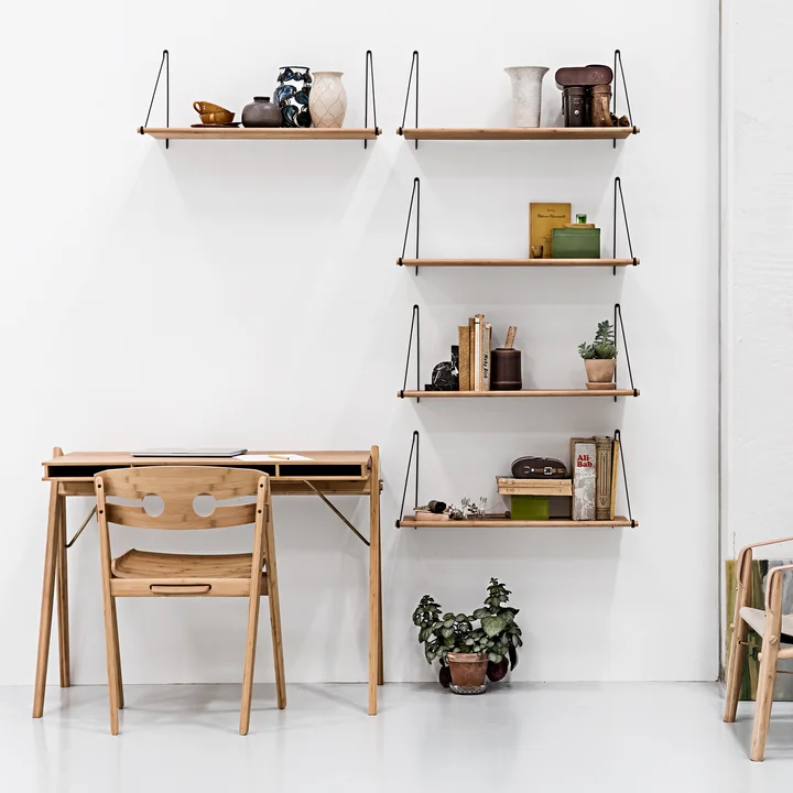 Loop Shelf , Field Desk and Dining Chair no. 1