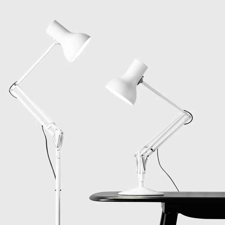 Type 75 table lamp and floor lamp
