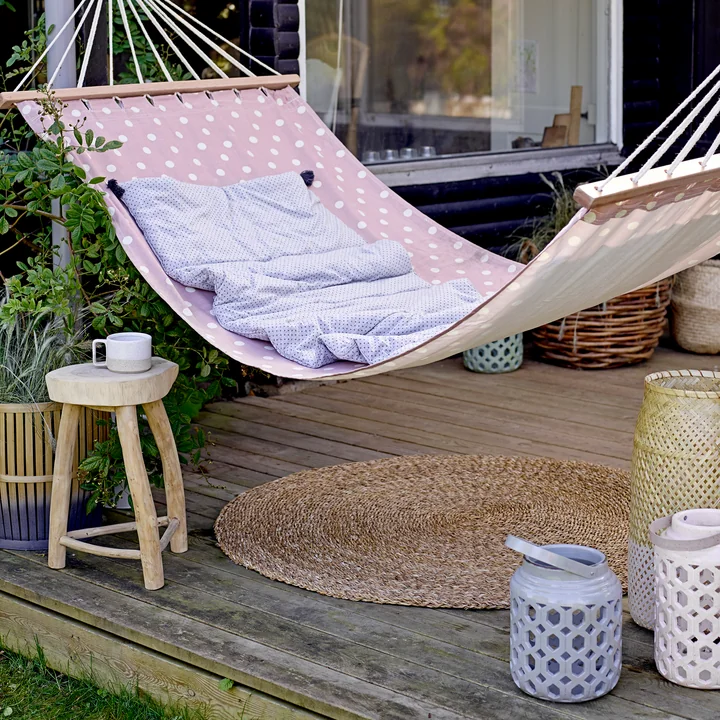 Natural fibre carpet Ø120 cm from Bloomingville made of sea grass