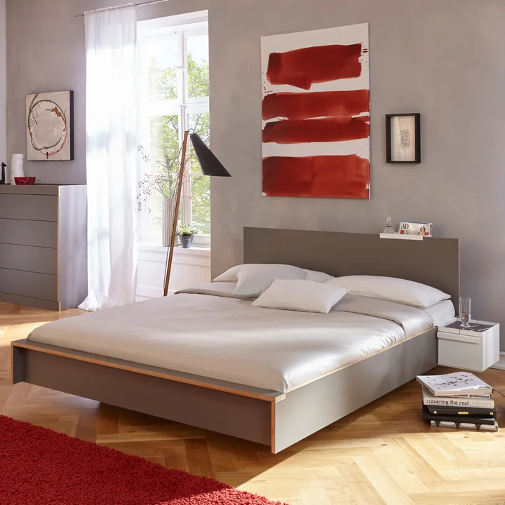 Flai bed with headboard from Müller Small Living