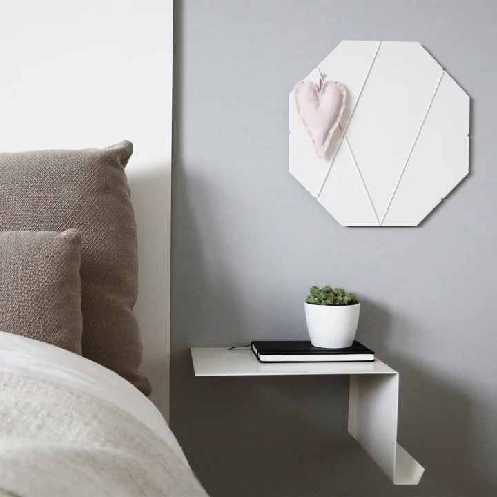 Pinboard and Bedside Table from Nichba Design