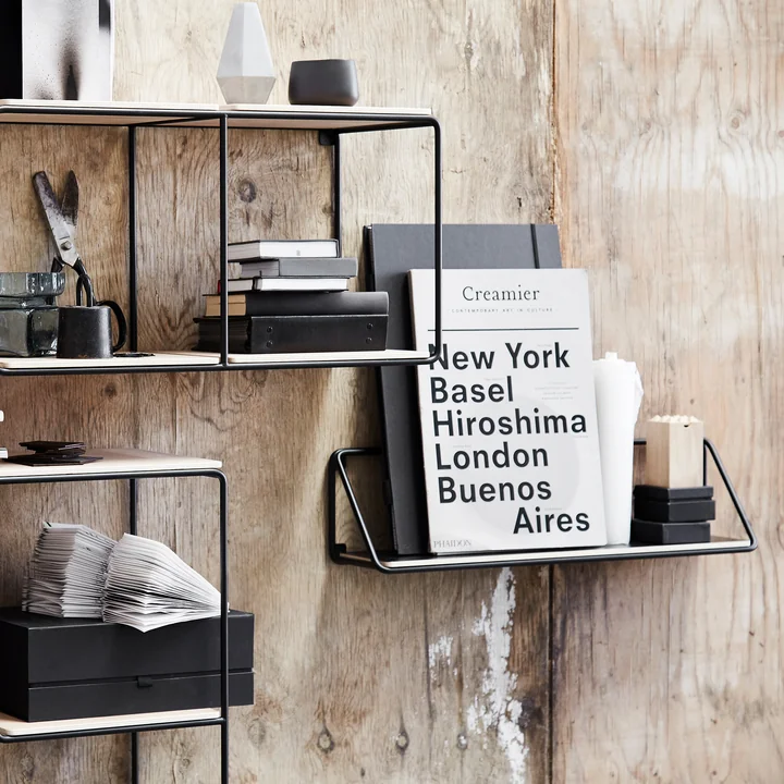 Korridor - AnyWhere wall shelf, black