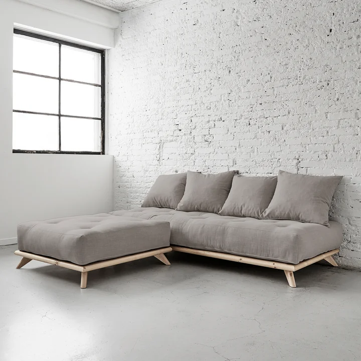 Senza Ottoman and sofa from Karup Design