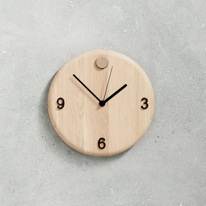 Wood Time clock by Andersen Furniture