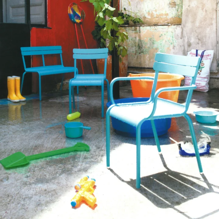 Luxembourg Kid Chair and bench from Fermob