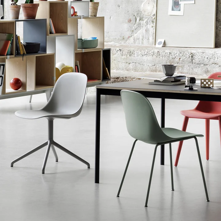 Fiber Chair from Muuto with different frames
