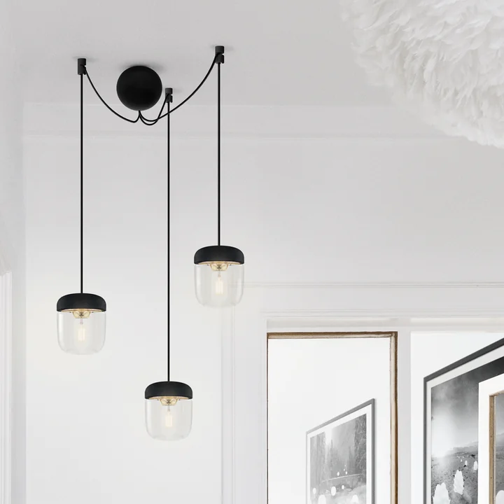 Noble Suspension for three Pendant Lights
