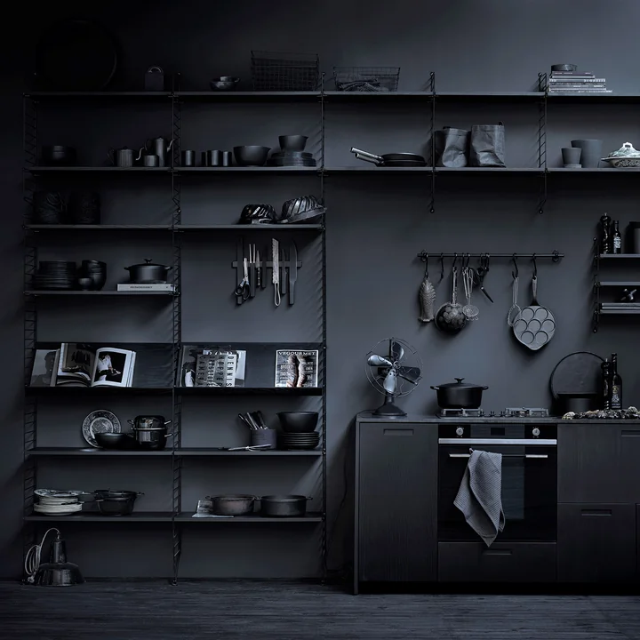 String - Shelving system black