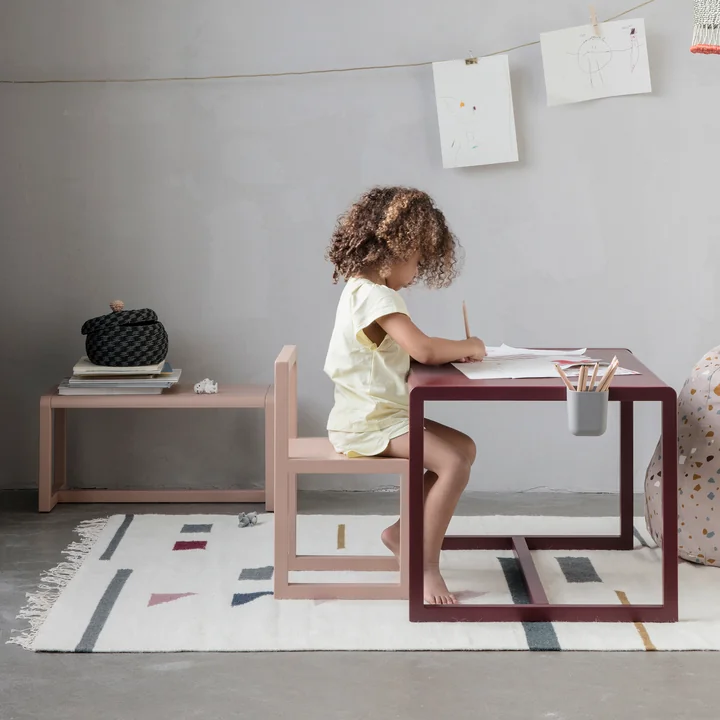 Little Architect Chair, table and bench from Ferm Living