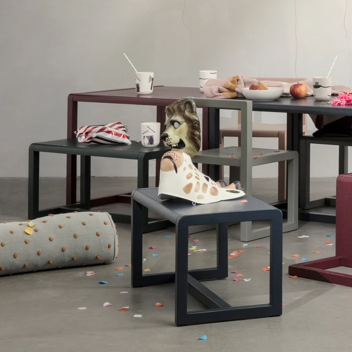 Little Architect Bench, chair and table from Ferm Living