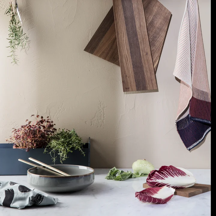 Akin Knitted Tea Towel and Plant Box