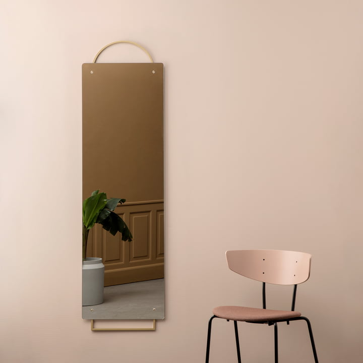 Adorn brass mirror by ferm Living