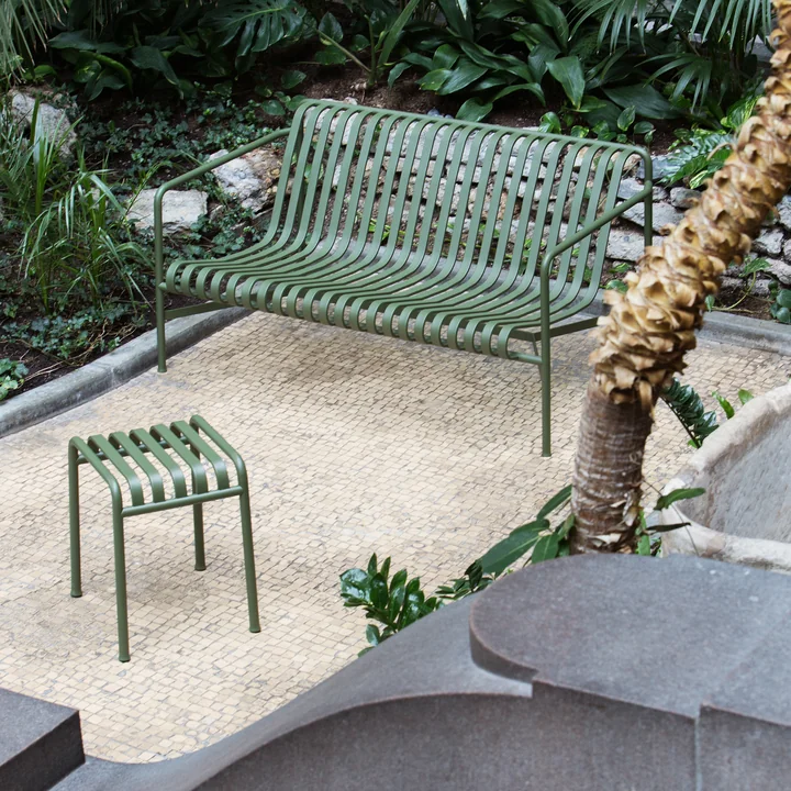 Palissade lounge sofa with footstool from HAY