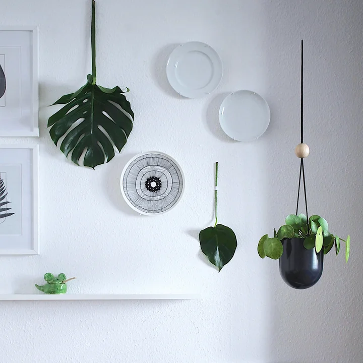 Oiva Siirtolapuutarha Plate from Marimekko as wall decoration