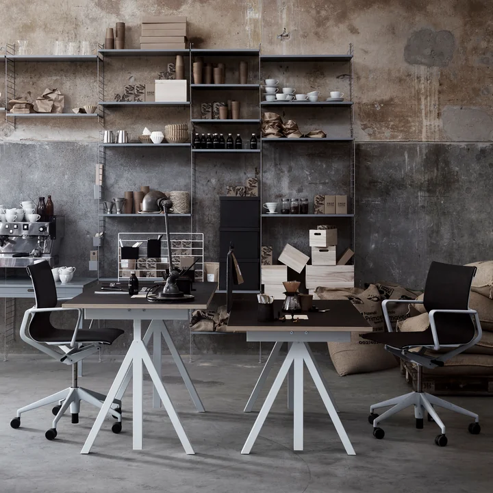 Works desk from String